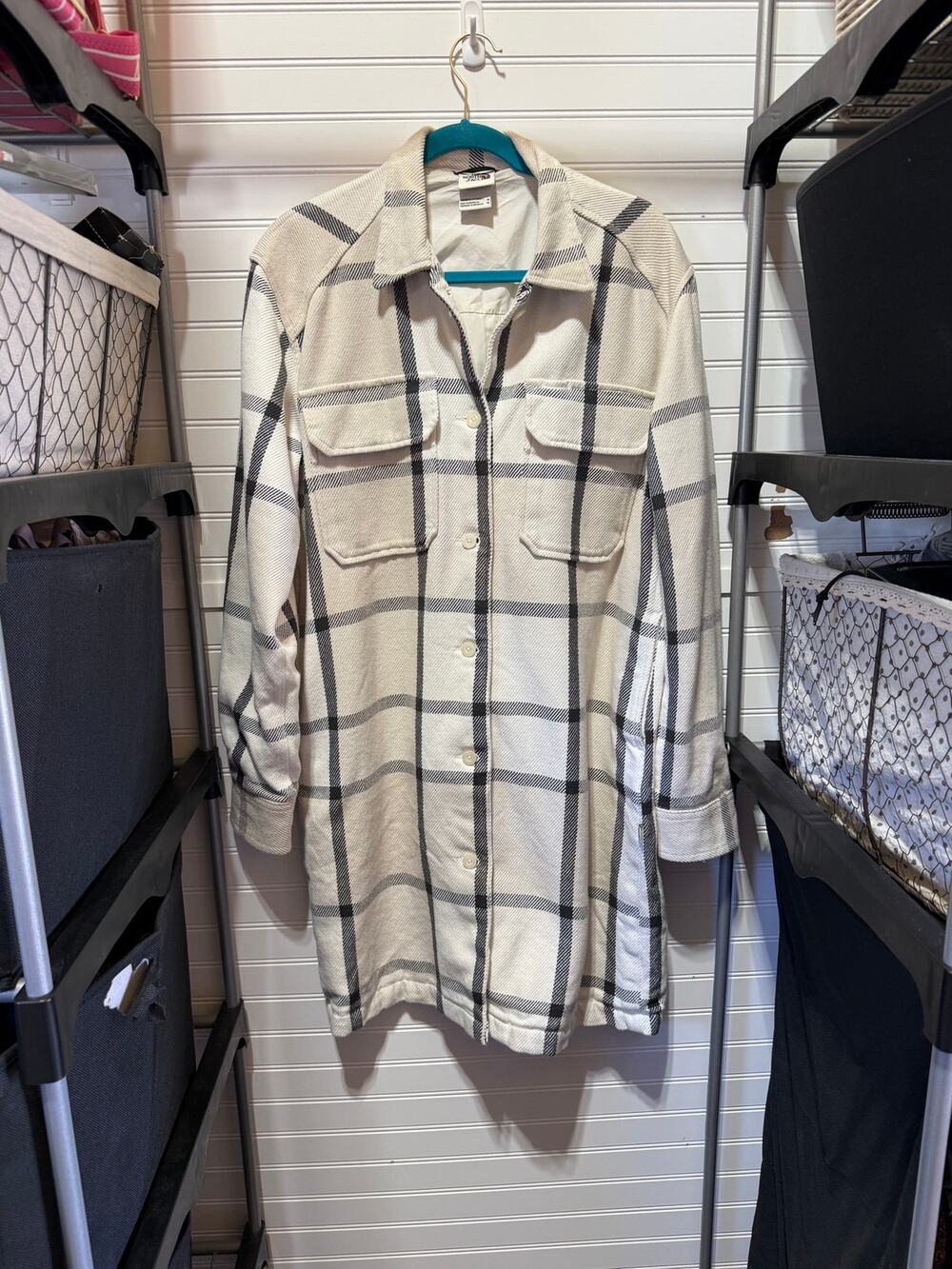 The North Face Valley Twill Long Length Fully Lined Utility Jacket Size M